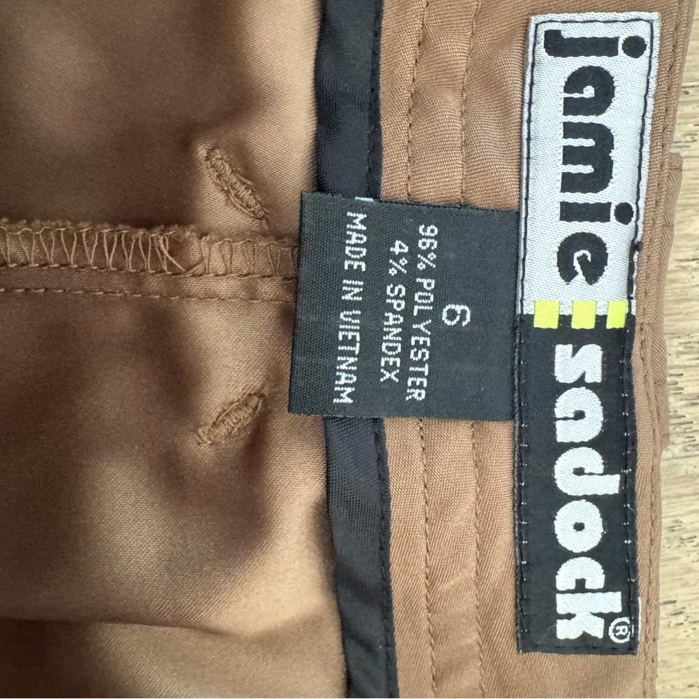 Jamie Sadock Womens Long Shorts Tan Size 6 - Picture 4 of 5